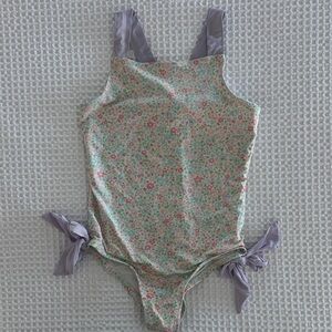Beaufort bonnet sibling, matching swimsuit